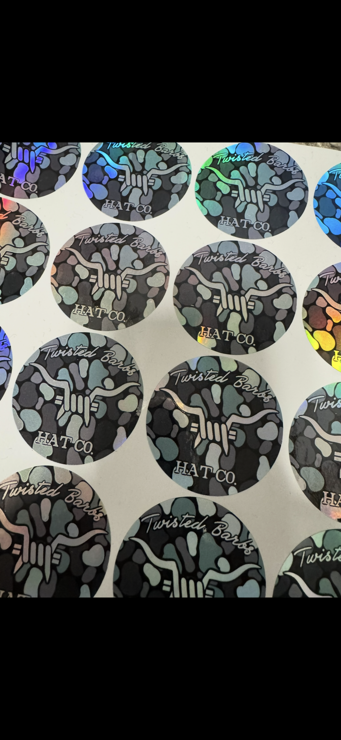 Twisted Barbs Sticker